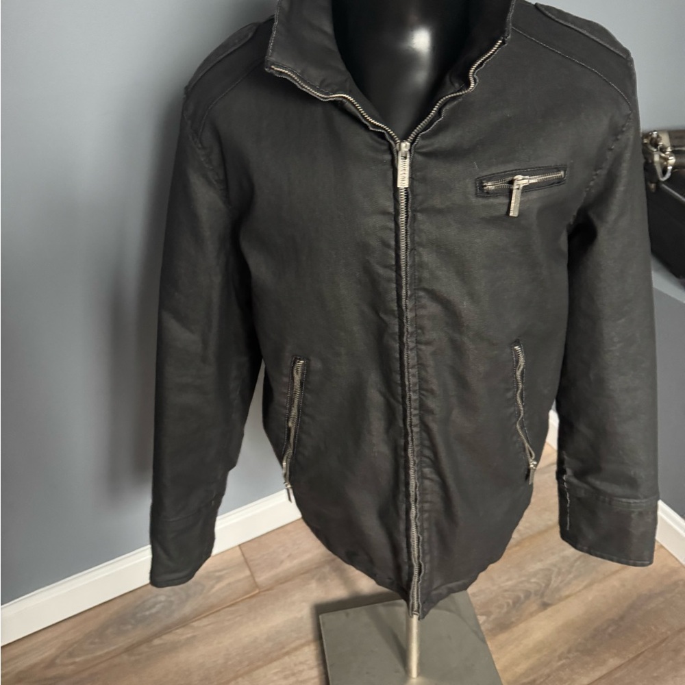 Buffalo David Bitton Black Zip-Up Jacket